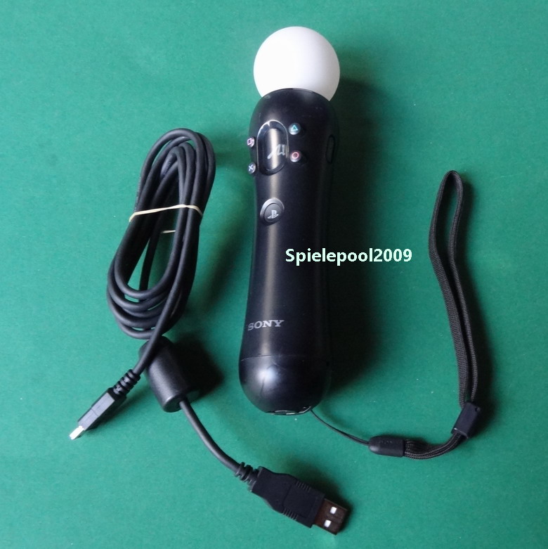 1 original Sony Playstation 3 u. 4 Move Motion Controller mit Ladekabel